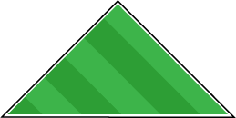 Triangular shaped lawn